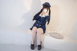 [懒懒睡不醒] Legal Lolita Bound in White Stockings JK Uniform | 合法萝莉美少女捆绑白丝jk