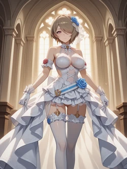 [UnrealBeautyAIMIX] NO.609 Weeding Rita Honkai Impact 3rd (Patreon) [AI Generated]