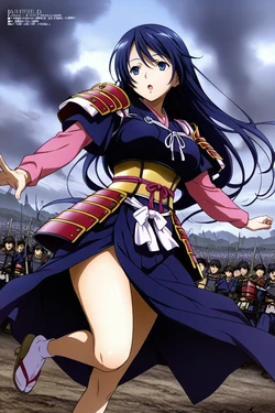 minakaze - [Oda Nobuna no Yabou] Nagahide Niwa – Official Outfit [AI Generated]