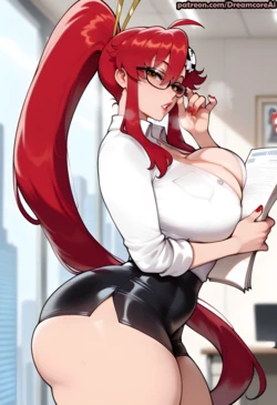 DreamcoreArt - Yoko Littner (Gurren Lagann) (Patreon) (AI Generated)