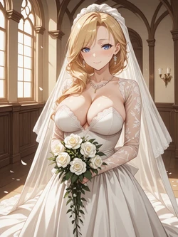 [UnrealBeautyAIMIX] NO.557 Wedding Hood Azur Lane (Patreon) [AI Generated]