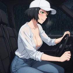 NekoNest - Han Song-Yi #2 | Inside the Car (91 Images) (Patreon) [AI Generated]