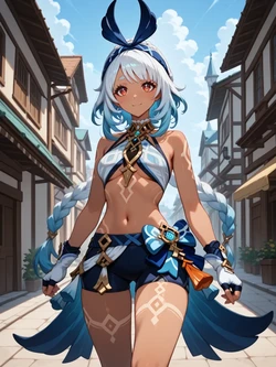 [UnrealBeautyAIMIX] NO.490 Mualani Genshin Impact (Patreon) [AI Generated]