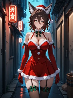 [UnrealBeautyAIMIX] NO.479 Santa Tingyu Honkai Star Rail (Patreon) [AI Generated]
