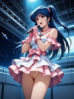 [UnrealBeautyAIMIX] NO.476 Lynn Minmay Macross (Patreon) [AI Generated]