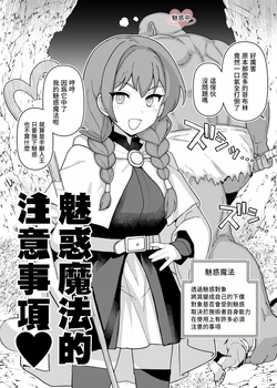 [Mo] Miryou Mahou no Chuui Jikou | 魅惑魔法的注意事項 [Chinese] [Origin個人測試漢化]