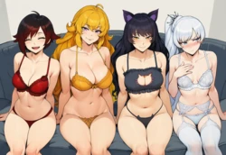 [TittyG-AI] RWBY casting couch (2025-08-25) [AI Generated]
