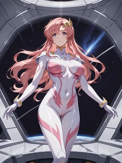 [UnrealBeautyAIMIX] NO.451 Lacus Clyne Pilot Suit Gundam Seed (Patreon) [AI Generated]