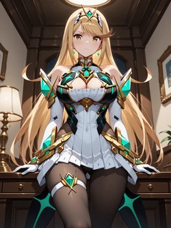 [UnrealBeautyAIMIX] NO.450 Mythra Xenoblade (Patreon) [AI Generated]