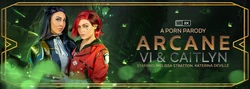 Melissa Stratton & Katerina Deville - Arcane: Vi & Caitlyn A Porn Parody