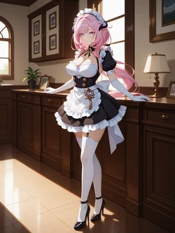 [UnrealBeautyAIMIX] NO.435 Elysia Honkai Impact 3 (Patreon) [AI Generated]