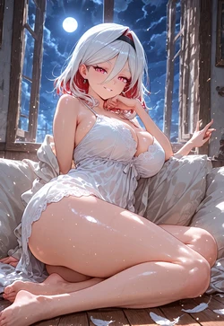MOONLIT PANTY POV – BELINDA SKIRT LIFT PEEK [AI Generated]