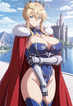 Meowu laha 💘 - Artoria | Castle 👑❤️💙 (Patreon) [AI Generated]