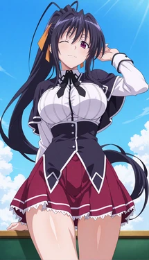 Meowu laha 💘 - Akeno | RaceQueen | 💙 (50) (Patreon) [AI Generated]