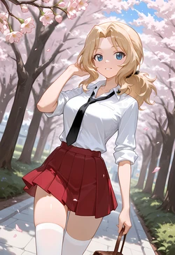 [AI-Generated] (NeekoSan) Kay ケイ | Girls und Panzer