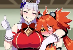 [KobainAI] Gold Ship (Uma Musume) x Koleda Belobog (ZZZ) [AI Generated]