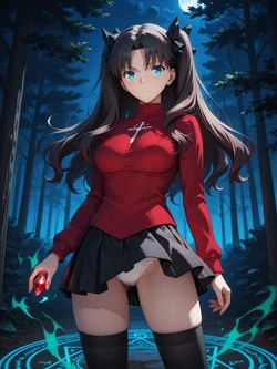 [UnrealBeautyAIMIX] NO.417 Tohsaka Rin Fate stay night (Patreon) [AI Generated]