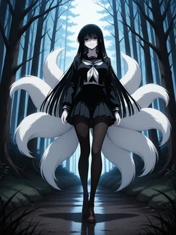 [UnrealBeautyAIMIX] NO.409 Hagoromo Gitsune Nura Rise of the Yokai Clan (Patreon) [AI Generated]