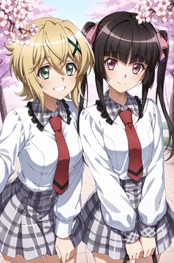 [クックマ→→→] Tsukuyomi Shirabe ＆ Akatsuki Kirika (Senki Zesshou Symphogear) [AI Generated]