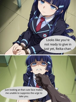 Magical Girl and Minotaur III[AI Generated]