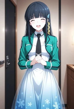 [UnrealBeautyAIMIX] NO.794(V) Shiba Miyuki Mahouka Koukou no Rettousei (Patreon) [AI Generated]