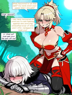 [11_22] Mordred and Jeanne d'Arc Alter Panel + Image Set [AI generated]