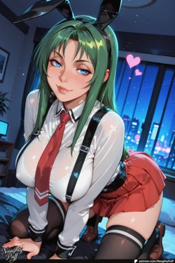 Patreon - NaughtyPuff - 🌙 Ito Mika | Bible Black – Midnight Shenanigans in Bedroom [AI GENERATED]