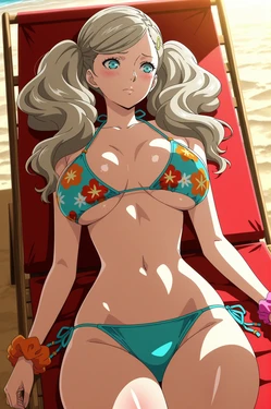 [KoinaART] Takamaki Ann -bikini- | Persona 5 (106p) (AI Generated) (Patreon) (EXTRAS)