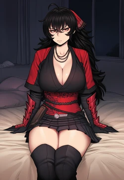 [1-A Dot] Futa Ruby Rose x Raven Request [AI Generated]