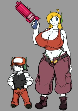 [Greyimpaction] Quote and Curly (Cave Story)