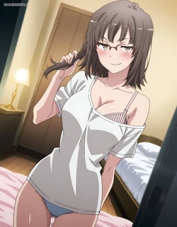 18animegirls - (T2/T3/208p) Hina Ebina (海老名 姫菜) + 比企谷八幡 Hachiman Hikigaya/ Sexy (Patreon) [AI Generated]