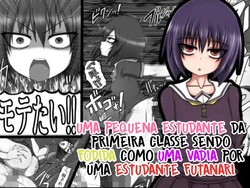 [Hatomame (Ago)] Bitch Ikka no Imouto ga Futanari Kouhai no Fudeoroshi Shitara Shinikaketa Hanashi. [Portuguese-BR] [Bocchi TR]