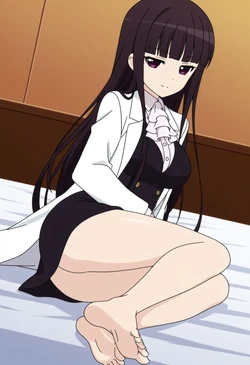 JR | AIChromaArt - Ririchiyo Shirakiin | Inu x Boku SS (Patreon) [AI Generated]