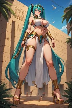 Hatsune Miku Egypt [AI Generated]