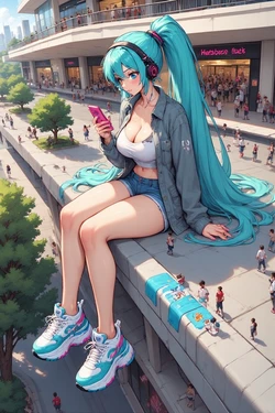 Hatsune Miku Shopping Mall [AI Generated]