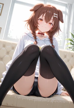 [DiscountDegen] Inugami Korone [Hololive] Upscaled2x [AI Generated]