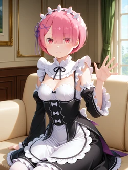 [HEnJin NAkAmi] Ram X Frederica (Re:Zero) [AI Generated]