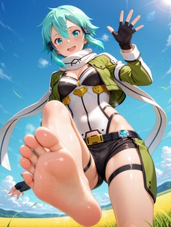 [HEnJin NAkAmi] Asada Shino (Sword Art Online) [AI Generated]