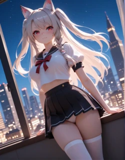 [Sunny] Yuudachi 3D - 360 pics (Patreon) [AI Generated]