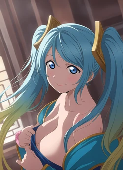 Sona giving head [AI Generated]