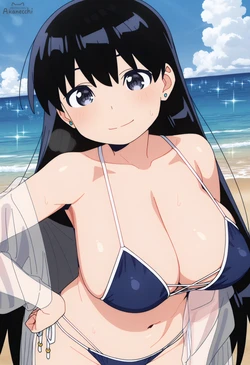 Nagi Arato (Swimsuit ver.) // 荒砥 凪 | Ruri Rock (90p+) (Akanecchi) [Ai generated]