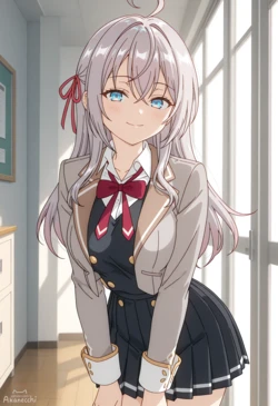 ᴀᴋᴀɴᴇ - [B] Roshidere | Alisa Mikhailovna Kujou // アリサ・ミハイロヴナ・九条くじょう 30P+U+E (Patreon) [AI Generated]