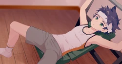 (穆玛飞飞) 岩山大学附属体育馆 (Pixiv Fanbox)
