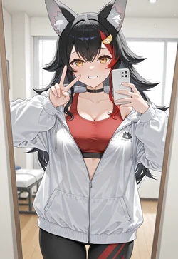 [DiscountDegen] Ookami Mio [Hololive] Upscaled2x [AI Generated]