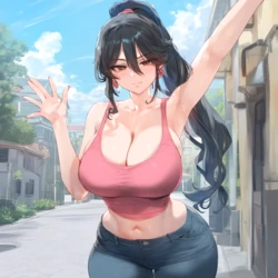 Kak Ros And Village Men by SavageSausage ( Ai generated )