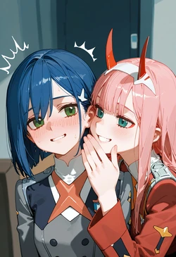 [Cornelia Winterhowl] Zero Two X Ichigo (DARLING in the FRANXX) [AI Generated]