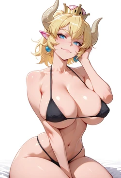 [LewdWaifuLaifu] Bowsette (AI Generated)