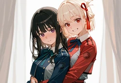 [Cornelia Winterhowl] Takina X Chisato (Lycoris Recoil) [AI Generated]