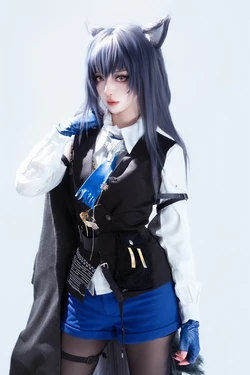 炭烤莉莉黑 - 明日方舟 德克萨斯