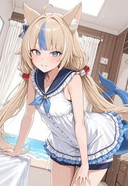 [DiscountDegen] Sameko Saba [Indie Vtuber] Upscaled2x [AI Generated]
